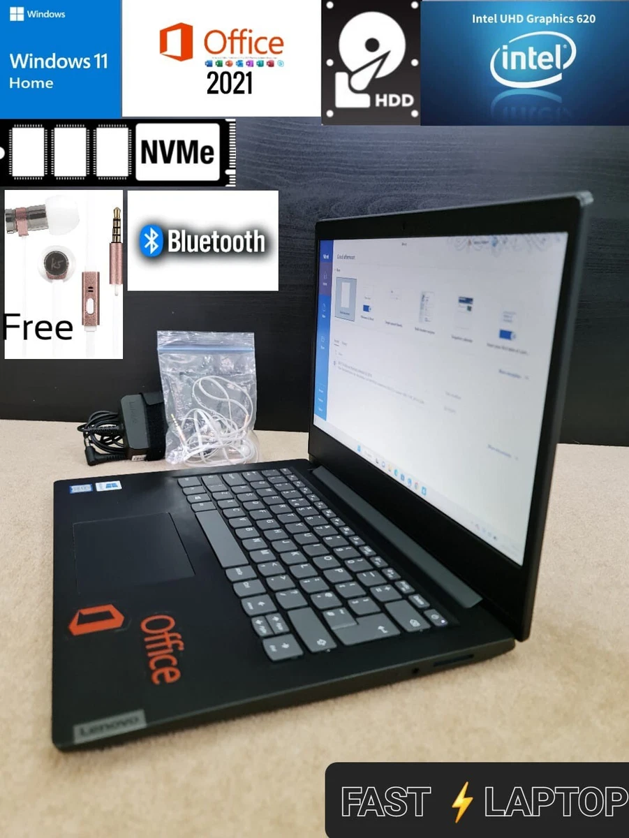 lenovo S145 Gen 8 i3 8GB ddr4 Ram Nvme Hdd Win11 Office21 Slim 14