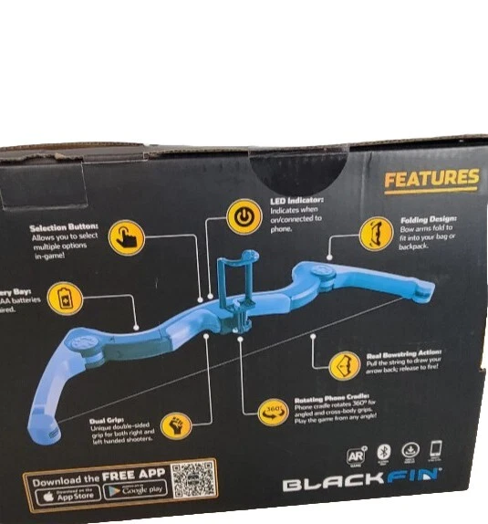 Worlds AR Realidad Aumentada Gaming Bow Edition Negro Nuevo En Caja BlackFin Foto 3 de 3