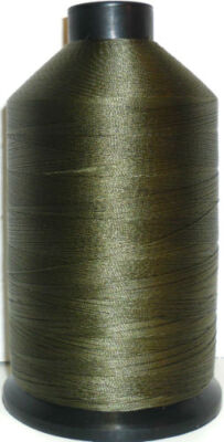 TOP QUALITÄT VERKLEBTER NYLONFADEN 20er, 2500 Meter, hellkhaki, kostenloser Versand