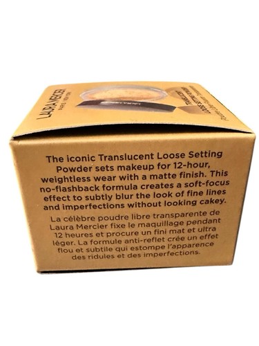 Laura Mercier Translucent Honey Loose Setting Powder 9.3g / 0.33oz-New in Box - Picture 7 of 8