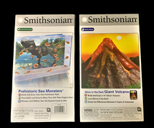 Smithsonian Glow In The Dark Giant Volcano Prehistoric Sea Monsters - New