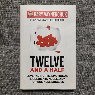 Twelve and a Half Book By Gary Vaynerchuk Hardcover - Gary Vee VeeCon VeeFriends