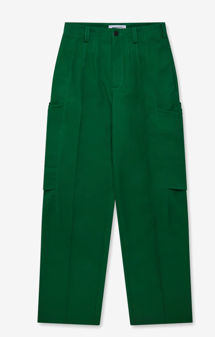 Kiko Kostadinov Green Megara Trousers size IT 44 | eBay