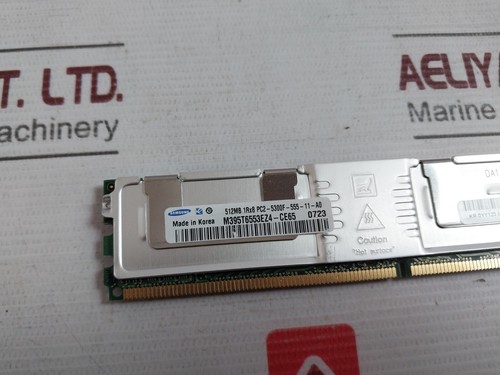 Samsung PC2-5300F-555-11-A0 Buffered Memory Module M395T6553EZ4-CE65 512MB 1RX8 - Picture 4 of 9