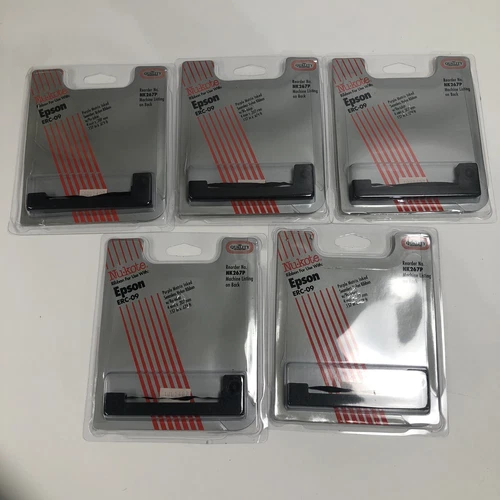 5 Nu-Kote Ribbon for Epson ERC-09 NK 267 P Purple Matrix Inked PM 267 5 Packages