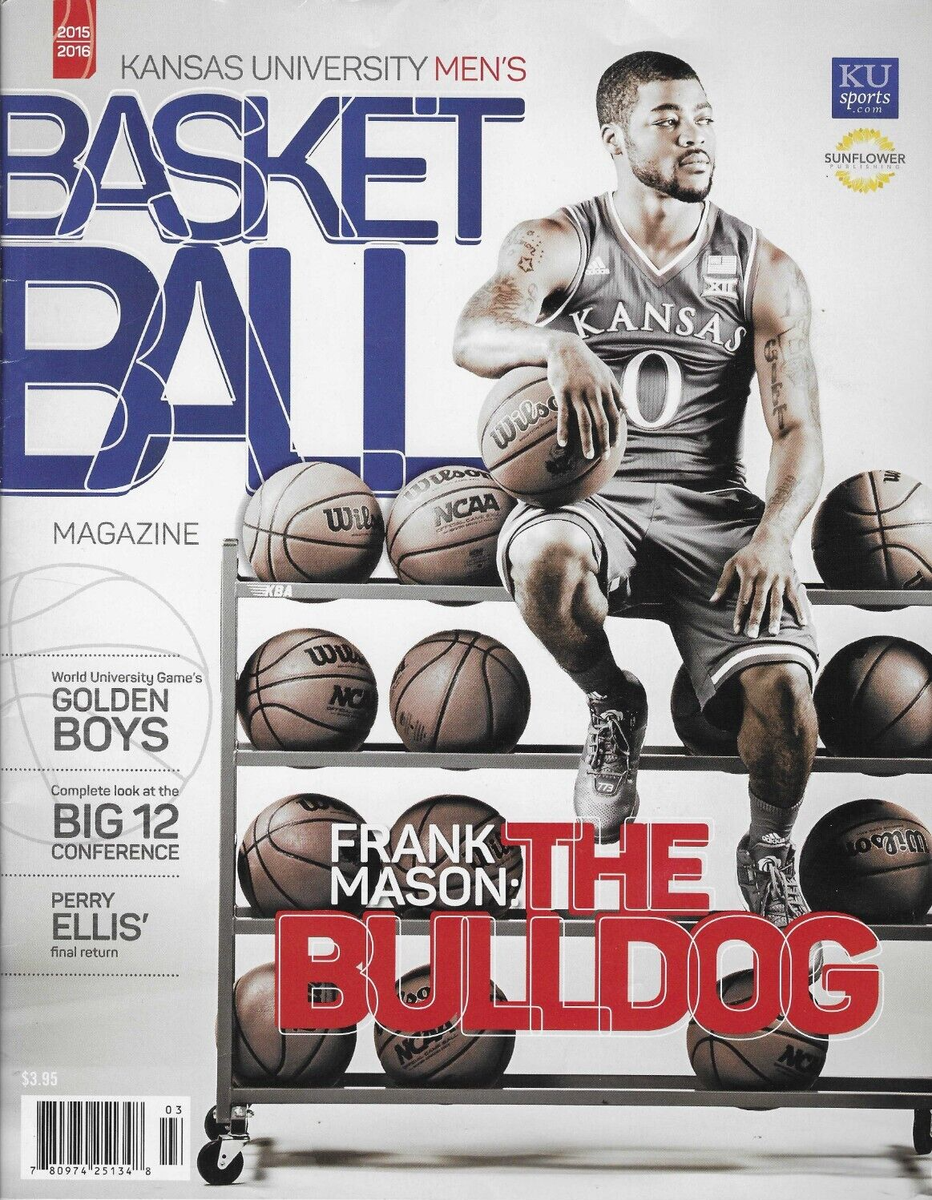 KU Mens Basketball Magazine 2015 2016 Kansas Jayhawks Frank Mason The  Bulldog