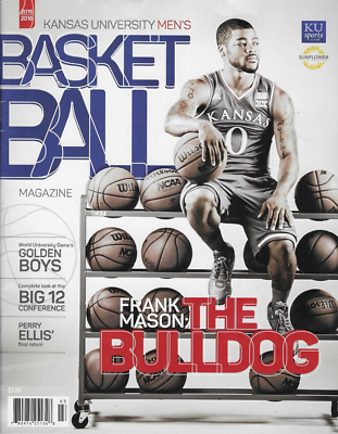 KU Mens Basketball Magazine 2015 2016 Kansas Jayhawks Frank Mason The  Bulldog