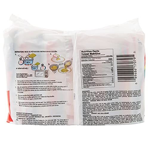Indomie Mi Goreng Instant Stir Fry Noodles Halal Certified Original Flavor 5 ... - 第 3/11 張圖片