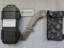 Jon Graham X Mechforce Knives Ringed Rhino, M390, Graham Tail Clip