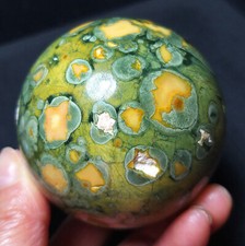 TOP 343,6 G 65 mm naturale lucido colorato passero pietra agata sfera cristallo A2238