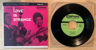 ROCK 45 7'' EP MICKEY AND SYLVIA LOVE IS STRANGE
