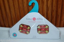 Lindsay Phillips SwitchFlops SNAPS Jennifer Yellow Red Rose Stones Gold Trim