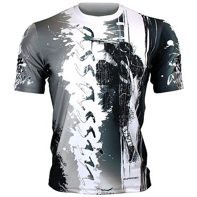 BTOPERFORM [FR-350] Full graphic Crew neck print T-shirt Training Sport Gym MMA