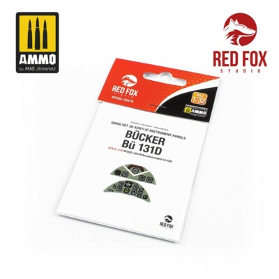 Red Fox 1/32 Bücker Bü 131D (for ICM kit) RFSQS-32079