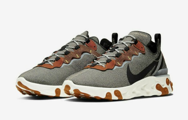 Size 10 Nike React Element 55 Safari Pack Bio Beige For Sale Online Ebay