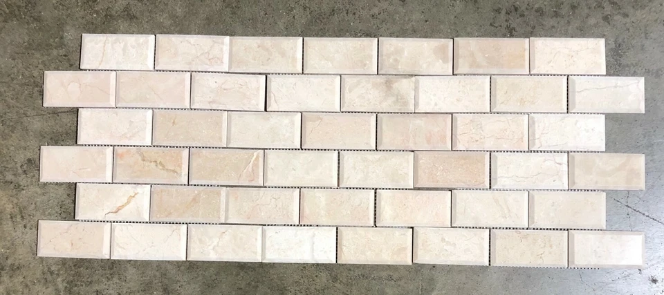 12x12 Tile Crema Nova Marble Kitchen Subway (10 Square Feet) T-34 - Image 3 of 4