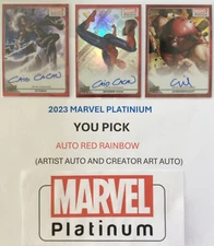 2023 Marvel Platinum AUTO RED RAINBOW YOU PICK Artist or Creator Auto Assortment