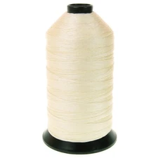 American & Efird Thread Spool 16 oz Braid Poly #6 Cream