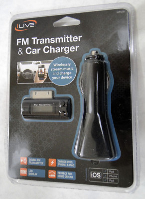 Ilive Wireless Digital Fm Transmitter IAF52B, Digital, LCD Display, Home or Car