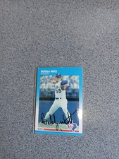 Bobby Witt Sr Signed In Person 1987 Fleer Rangers Rookie Card 