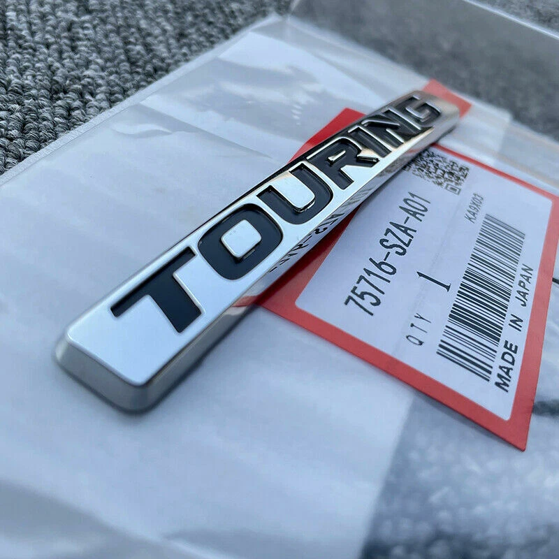 Insignia emblema deportivo TOURING para Honda CIVIC Accord Odyssey Pilot CR-V Foto 3 de 4