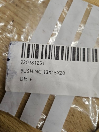 Genuine Kawasaki Bushing 92028-1251 13x15x20 GPX600R/750R GPZ600/R GT750 ZXR750 - Picture 2 of 2