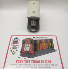 Vintage   Thomas  Friends   Wooden Railway Train   Toby   1998