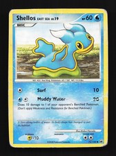 Shellos East Sea 73/100 Majestic Dawn HP Pokemon Card TCG