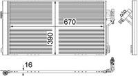 Mahle Kondensator Klimaanlage Ac 761 000S FüR Mercedes Vito Bus W639 Mixto Viano