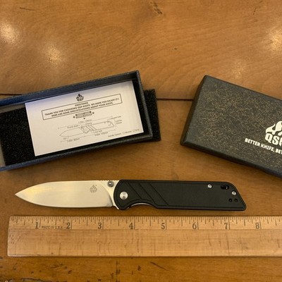 QSP Black Parrot D2 Steel With G10 Handle 