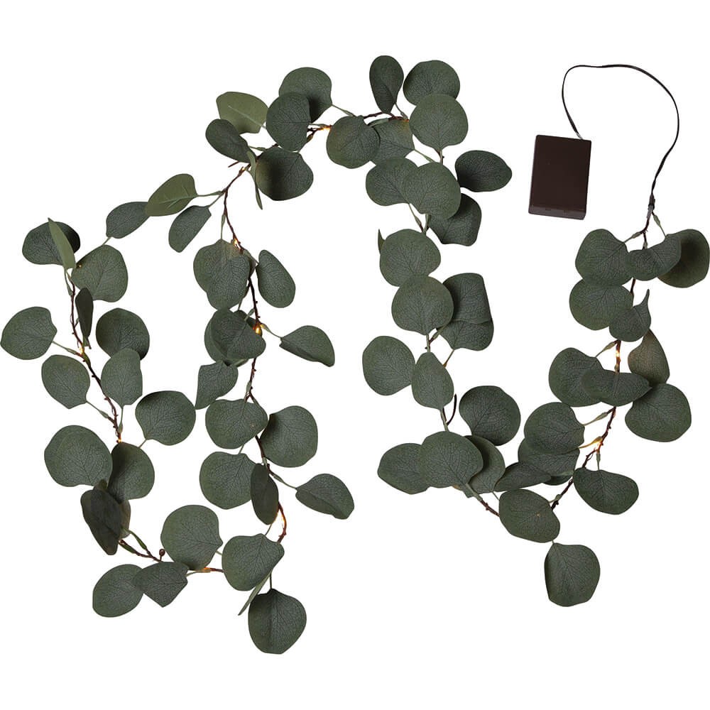 Star Trading Braun/Kupfer/Grün Lichterkette, Eucalyptus (1.80 M) - Bild 2