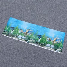 Fish Tank Background Painting Adhesive Wallpaper Decorative Picture
