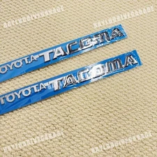 Set of 2 Fender Emblem For Tacoma Letter Badges Accessories Side Door 1995-2004