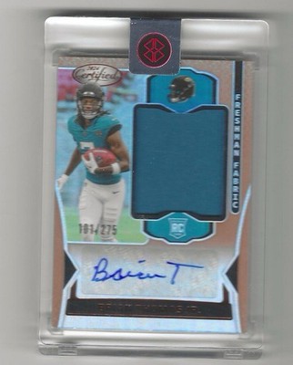 BRIAN THOMAS JR-2024 Panini Cert-Freshman Fabric Mirror Bronze/275 (AU, MEM, RC)