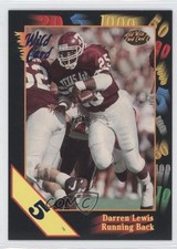1991 Wild Card Draft 5 Stripe Darren Lewis #59 Rookie RC 0l1. rookie card picture