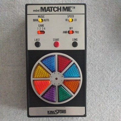 Vintage 1980 Mini Match Me by KingsFord - Tested Working-Made in Hong Kong