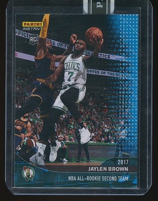 Jaylen Brown 2016-17 Panini Instant Blue NBA Rookie RC #418 24/25