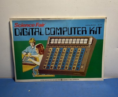 Vintage Science Fair Digital Computer Kit Radio Shack As Is Parts