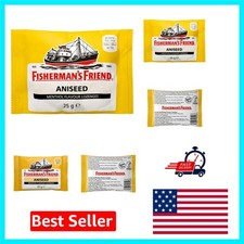 Fisherman’s Friend Aniseed Flavour Lozenges - Natural Throat Soothers in 4 Packs
