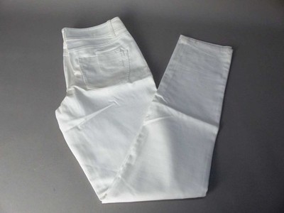 Hallhuber dünne Damen Hose Jeans Gr. 40 weiß Kailyn Neu 5-Pocket (WM)