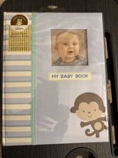 Boy Baby Book of Memories Blue Keepsake Photo Album Our Baby Boy Memory