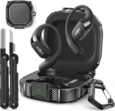 For SHOKZ Openfit 2 Case Secure Lock Design , Shock Protective Hard Cases Compa