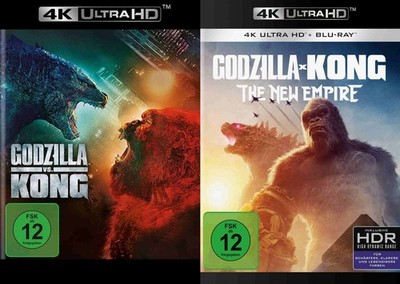 Godzilla vs. Kong + Godzilla x Kong: The New Empire - 4K Ultra HD # UHD-SET-NEU