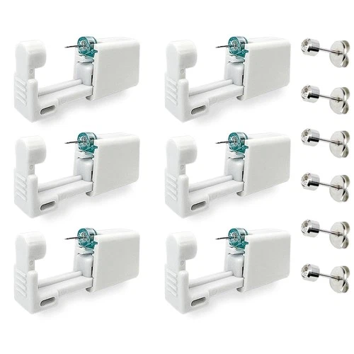 6 Pack Ear Piercing Kit, Disposable Gun, Self Gun,... - product listing photo