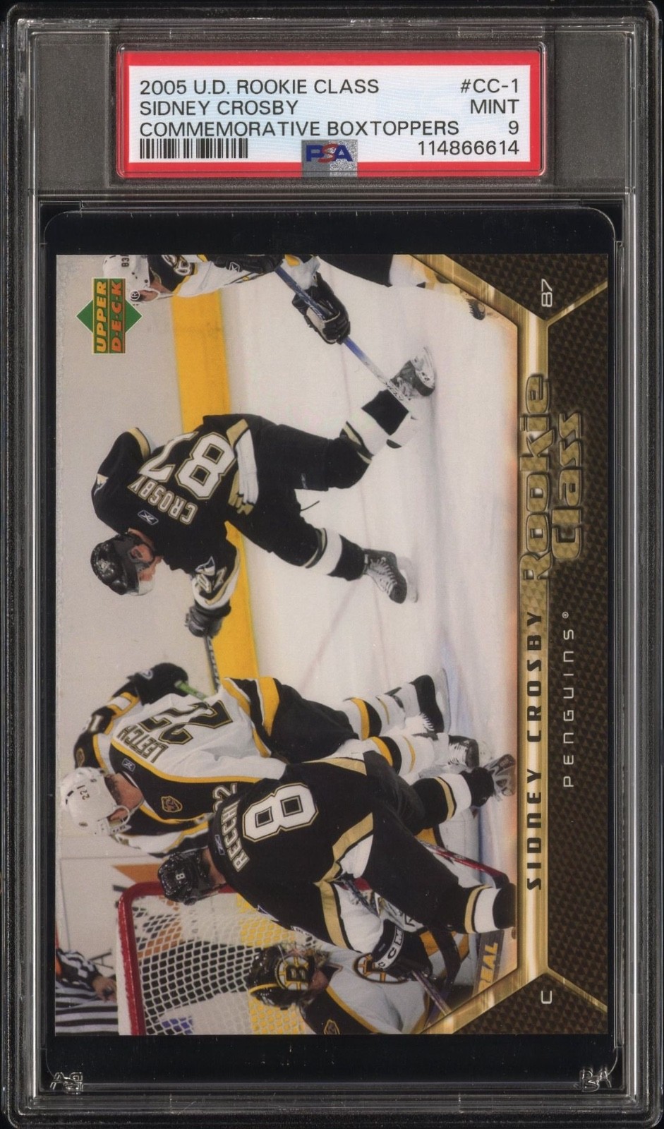 2005 Upper Deck Rookie Class #CC-1 Sidney Crosby PSA 9 Mint