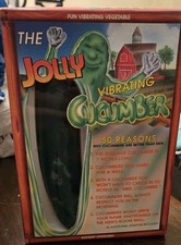 The Jolly Vibrate Cucumber Vintage Rare Gag Gift from Spencers by TLC USA Made