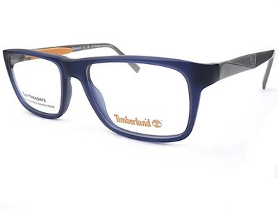 Timberland Brille Brillengestell matt blau mit glänzendem Grau 53mm Herren TB1744 091