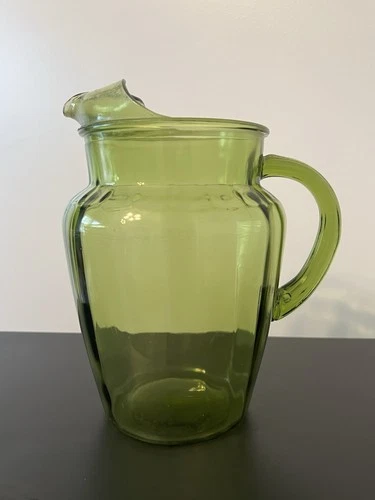 Vintage Anchor Hocking Depression Glass Pitcher