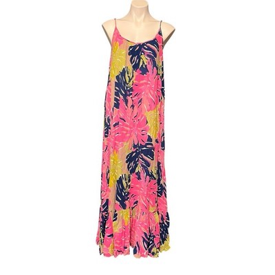 RARE Lilly Pulitzer Tenley Maxi Beach Dress Under The Canopy Small Medium