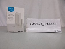 NETGEAR DUAL-BAND WIFI 6 MESH RANGE EXTENDER, EAX12-NET EAX12-100NAS-NEW IN BOX
